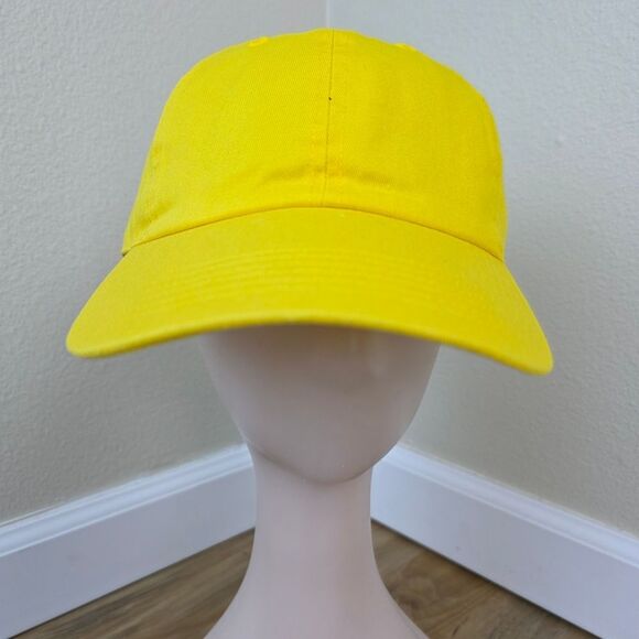 🩵NWOT Yellow Unisex Adjustable Soft Cotton Baseball Hat - Picture 8 of 13